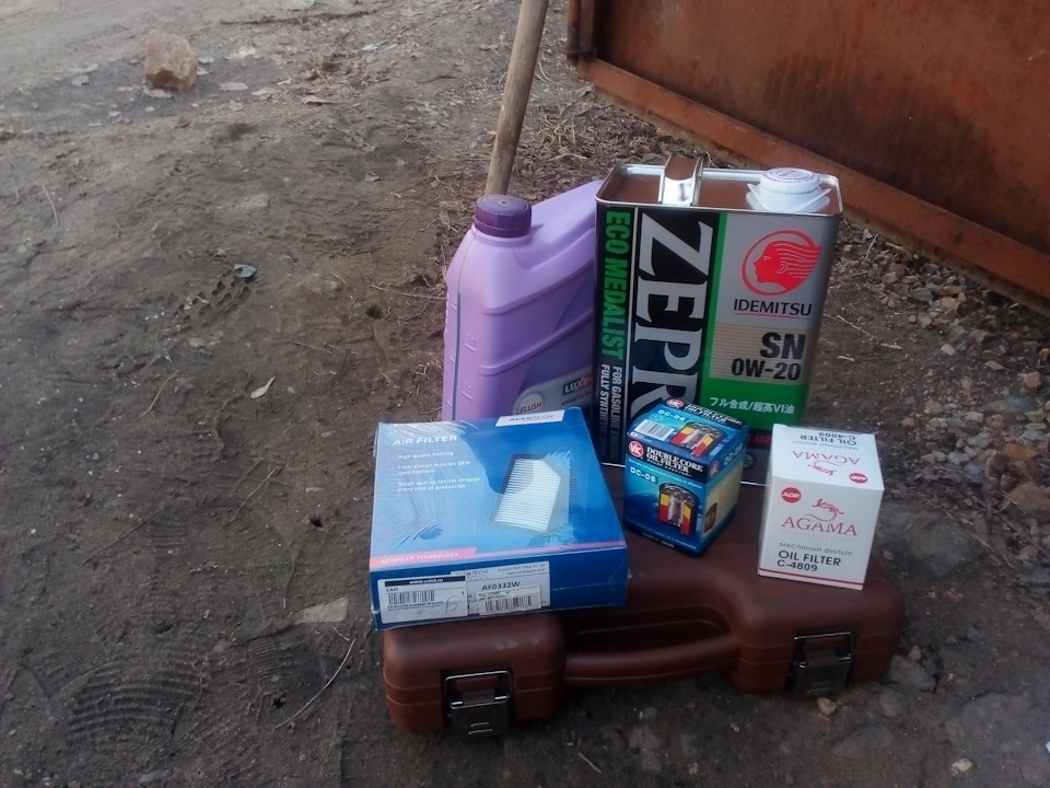 Замена масла и пыльника на рулевом наконечнике — Honda Airwave, 1,5 л ...