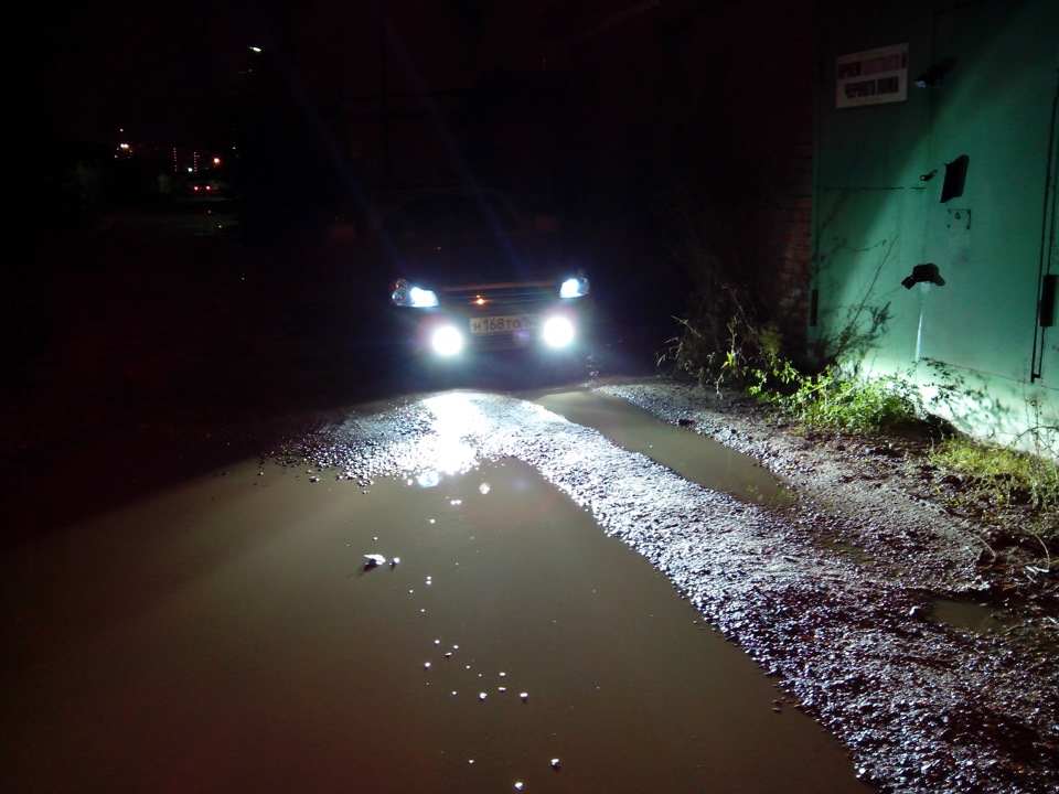 ксенон в ПТФ — LADA Приора седан, 1,6 л., 2012 года | электроника | DRIVE2