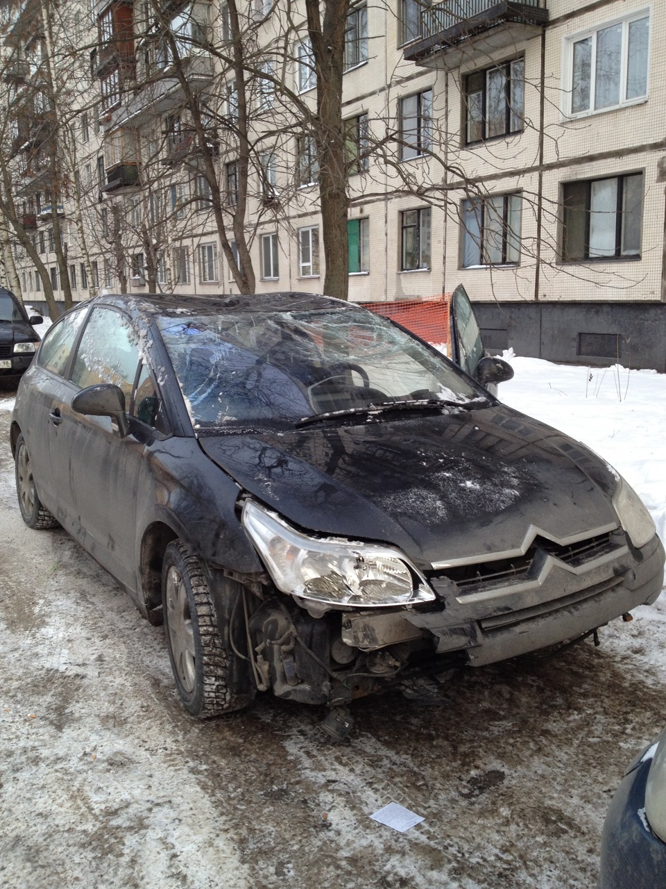 Второе ДТП. 23.12.2012 — Citroen C4 (1G), 1,6 л, 2007 года | ДТП | DRIVE2