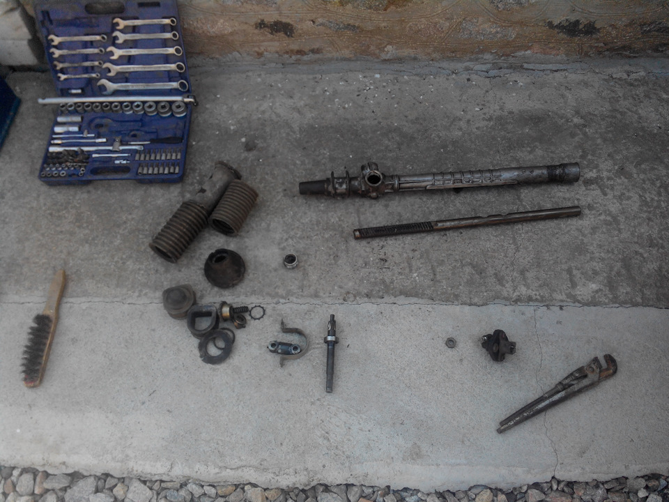 Восстановление рулевой рейки и новые резиночки на выхлопную — Opel ...