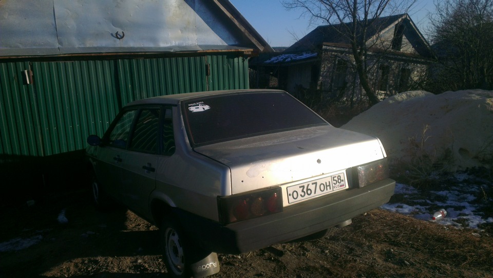 переобул машинку и поменял тосол — Lada 21099, 1,5 л, 1997 года ...