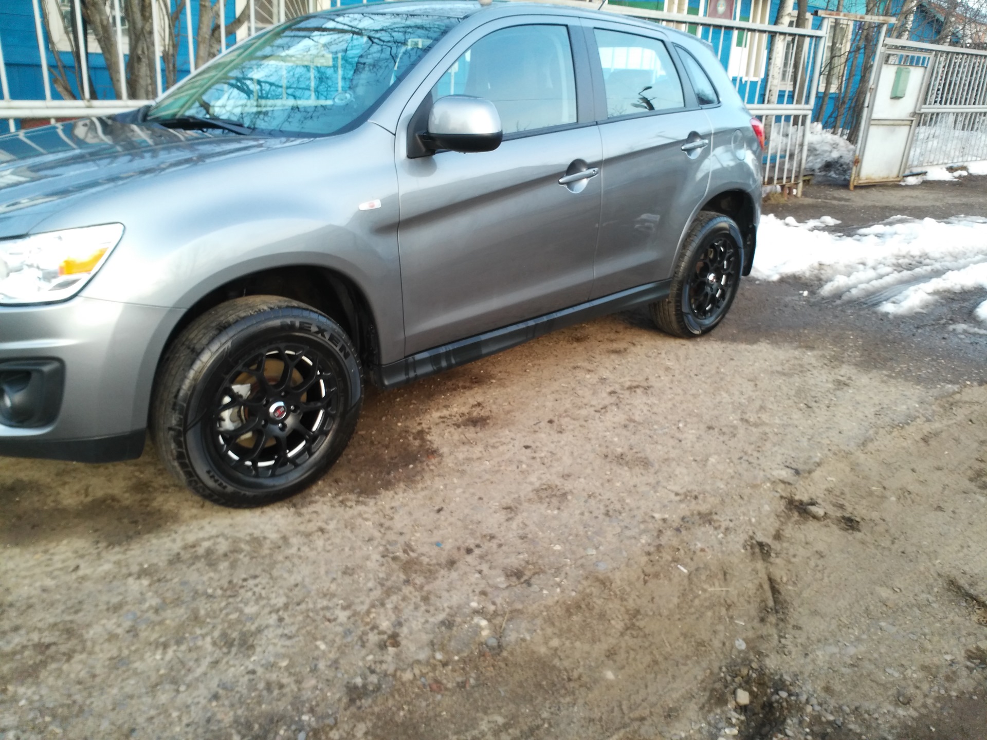 Новые диски. — Mitsubishi ASX, 1,6 л, 2014 года | колёсные диски | DRIVE2