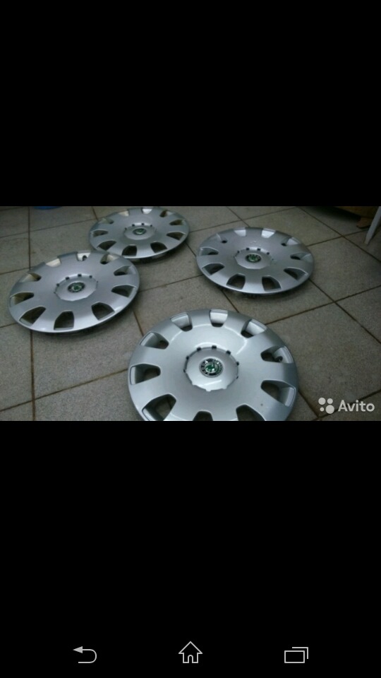 ПРОДАНО! Продаются оригинальные колпаки на Шкоду. — Skoda Octavia A4 ...