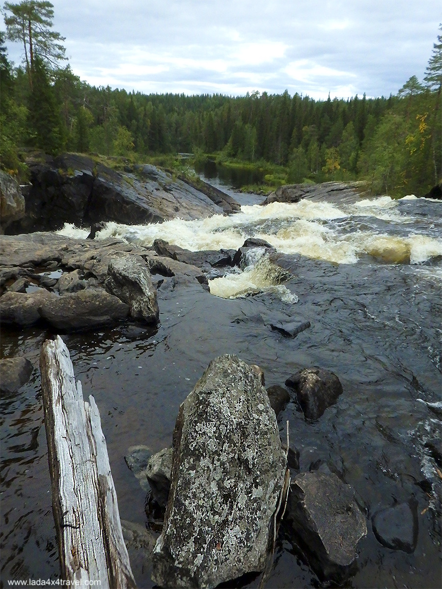 Водопад Куми Карелия