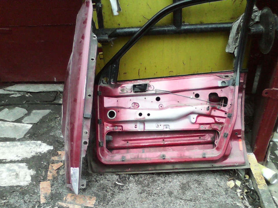 Чистим, шкурим, шпаклюем. — Volkswagen Passat Variant (B3), 1,8 л, 1989 ...