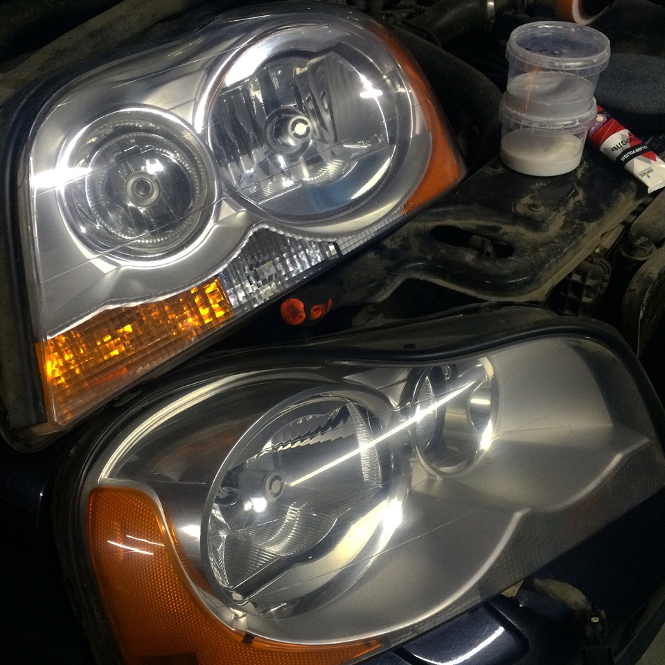 Полировка фар, настройка ПТФ и снова ошибки — Volvo XC90 (1G), 2,5 л ...