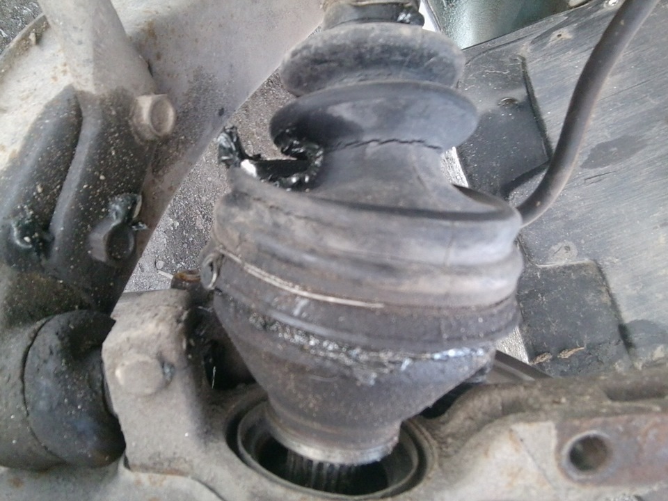 Замена наружного пыльника ШРУСа. — ЗАЗ 1103, 1,2 л, 2005 года | своими ...