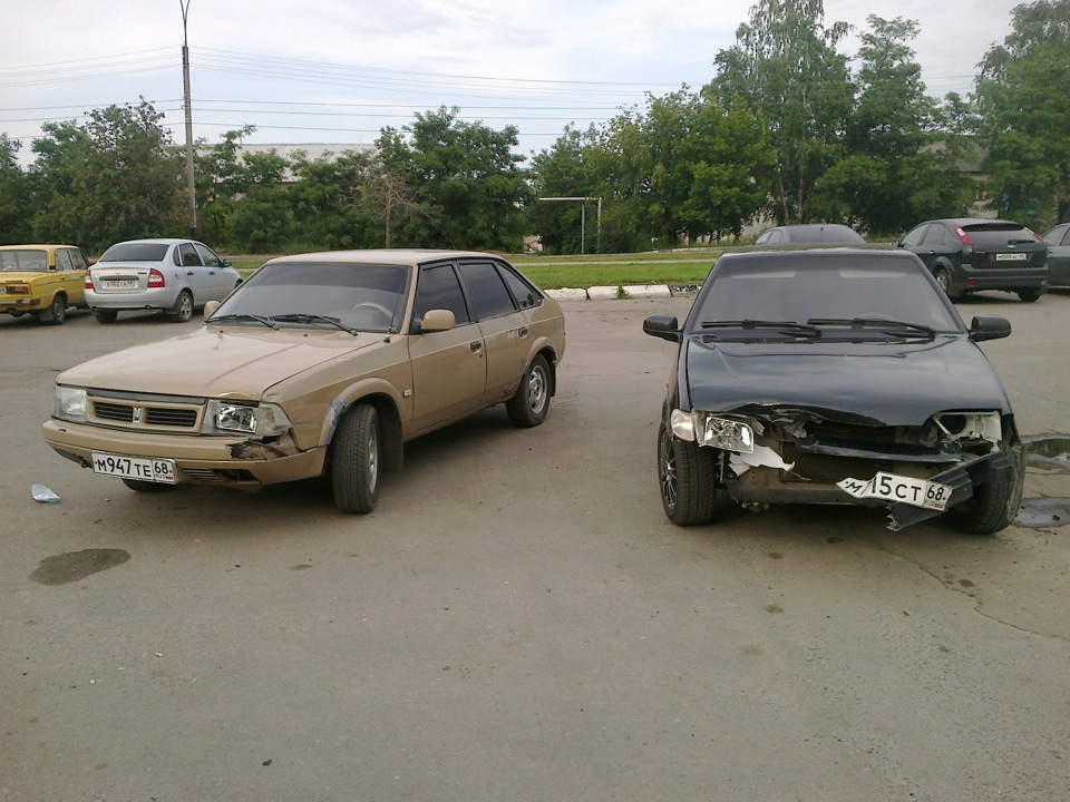 И что не говори но Москвич это СИЛА — Москвич 2141, 1,7 л, 1994 года ...