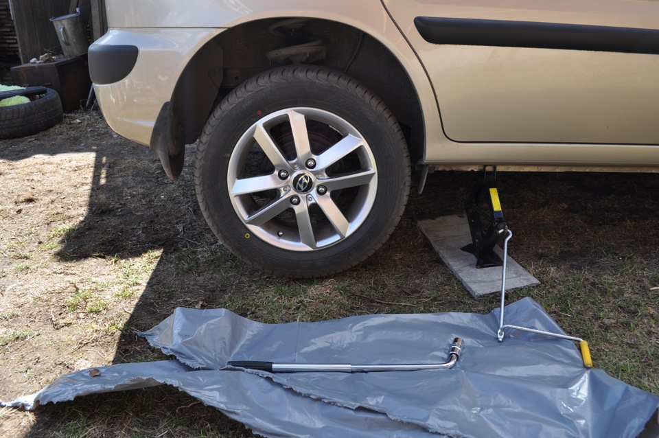 Запись №13 Решил покрасить барабаны + суппорта=) — Hyundai Matrix, 1,6 ...