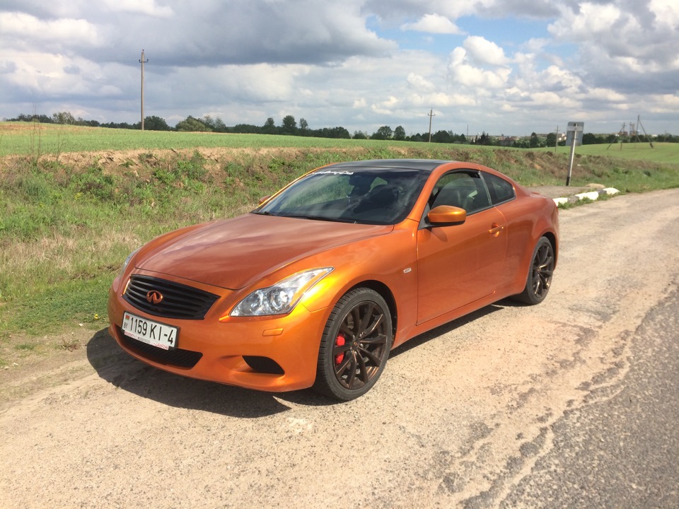 Забрал с молярки. Front bumper комплит — Infiniti G37 Coupe, 3,7 л ...