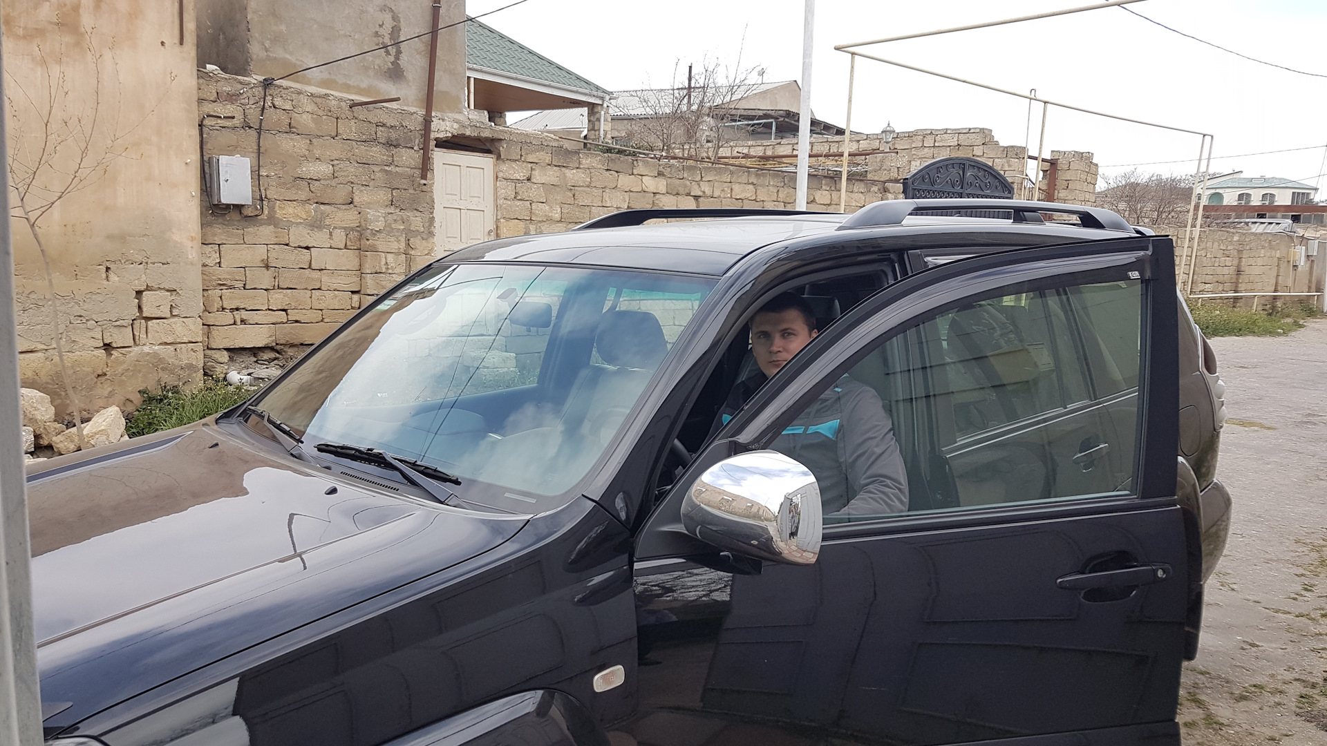 Toyota Land Cruiser Prado 120-series 4.0 бензиновый 2007 | Черный ...