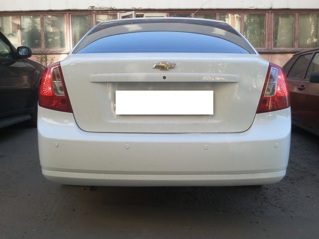 Шильдик Шевроле в глянец — Chevrolet Lacetti Sedan, 1,4 л, 2010 года ...