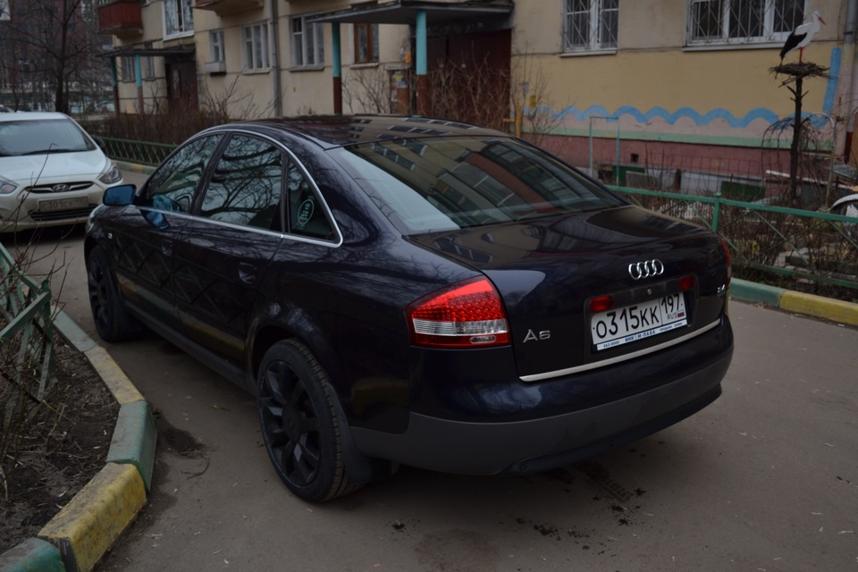 Летние тапки и задняя оптика — Audi A6 (C5), 2,4 л, 2001 года | своими ...