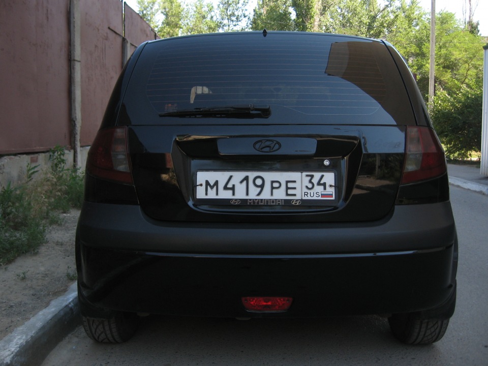 Hyundai getz задние фонари тюнинг