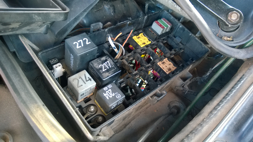 Колодки на месте — Audi 100 (C4)