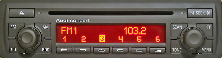 Активируем AUX на магнитоле "Audi concert"! — DRIVE2