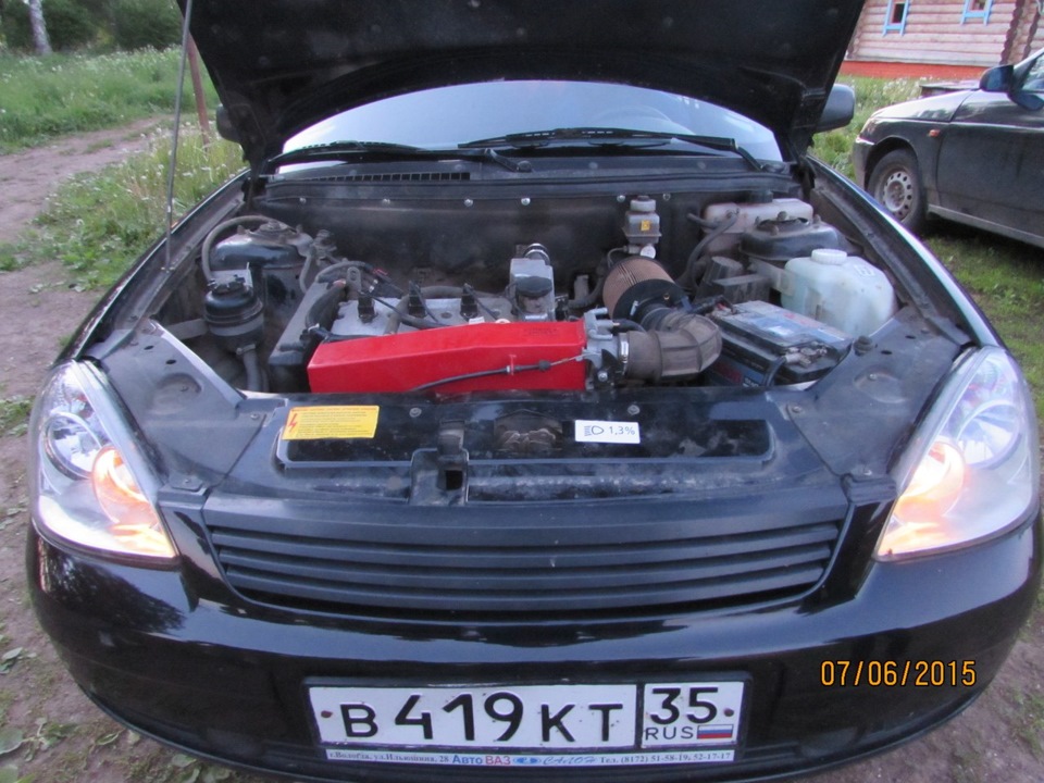 под капотом — Lada Приора седан, 1,6 л, 2011 года | фотография | DRIVE2