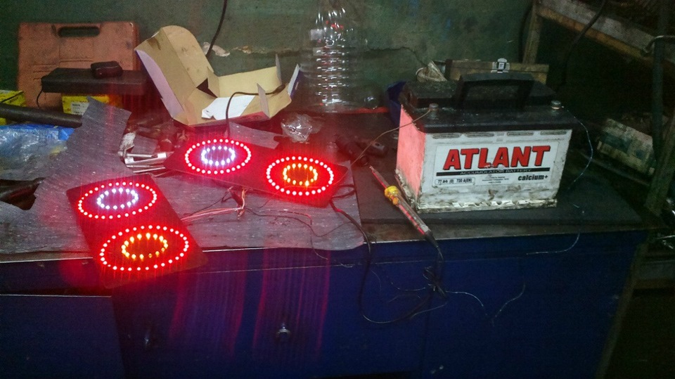 Переделка задних фонарей — Lada 2107, 1998 года | электроника | DRIVE2