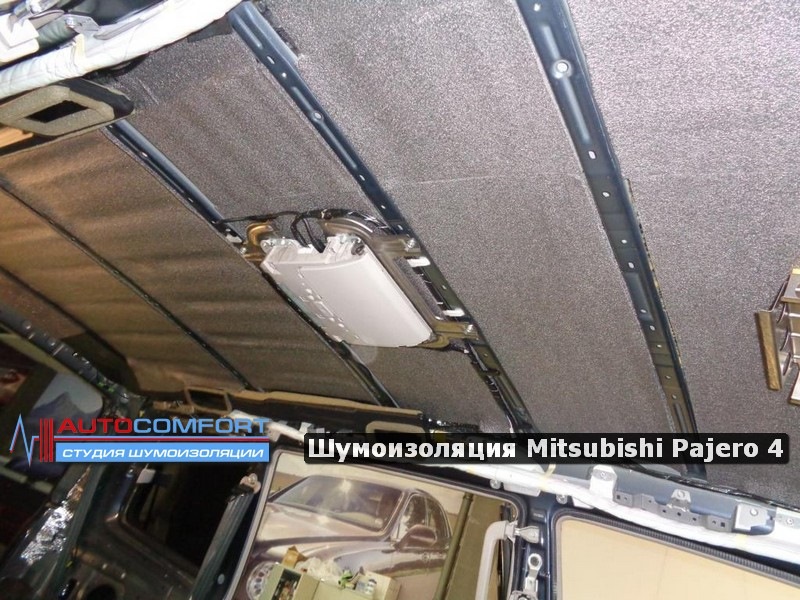 Шумоизоляция mitsubishi pajero 4