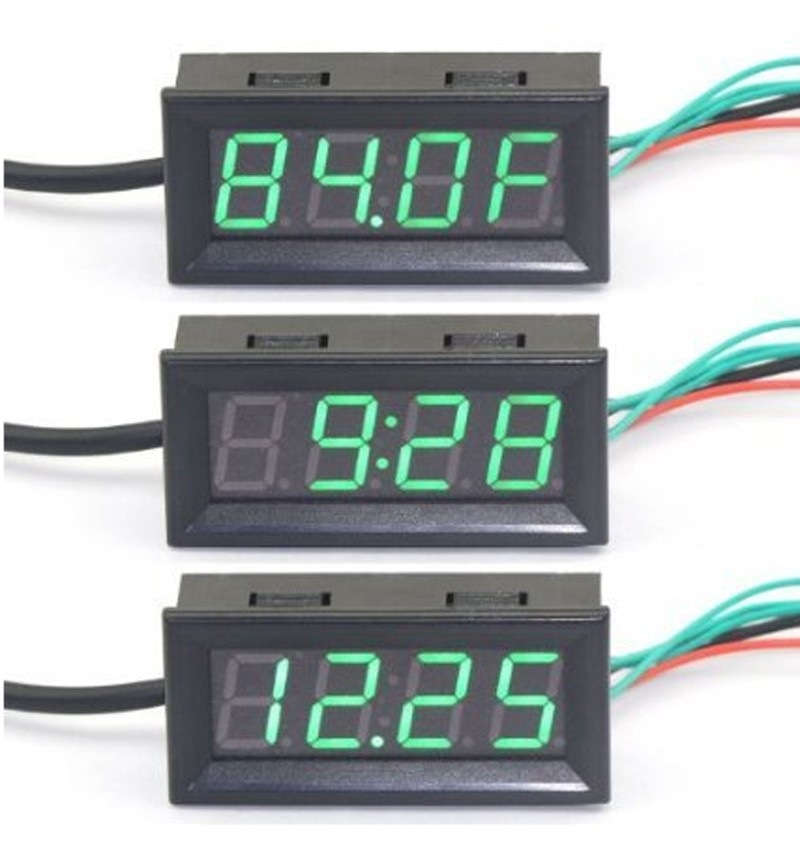 Автомобильные Часы С Вольтметром Купить