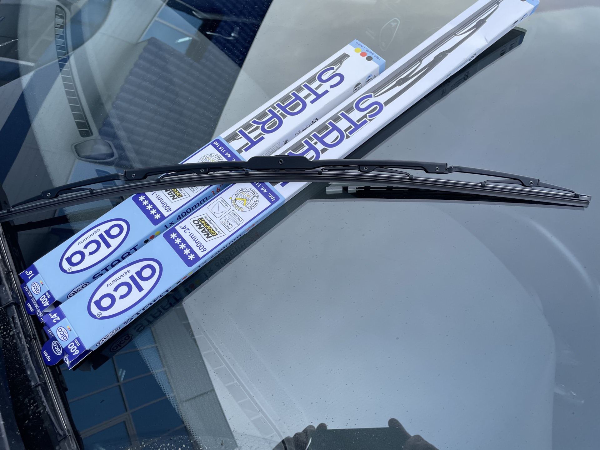 Каркасные щётки стеклоочистителя ALCA. — KIA Rio (4G), 1,6 л, 2021 года ...