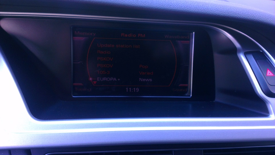 Дисплей AMI — Audi A4 (B8), 1,8 л, 2008 года | электроника | DRIVE2