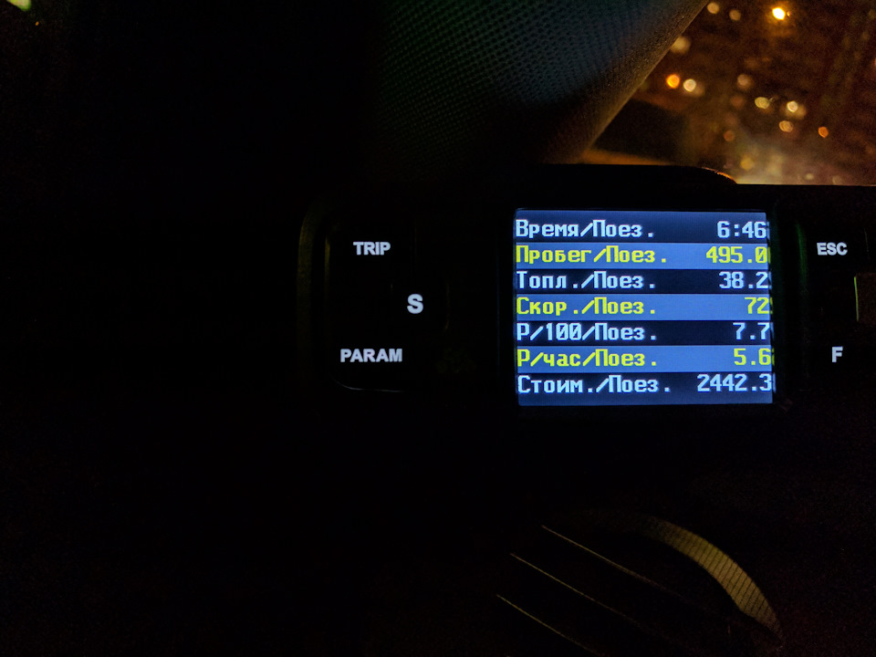 Данные БК, о второй части поездки. Температура за бортом от -10 до -15 — SsangYong Kyron
