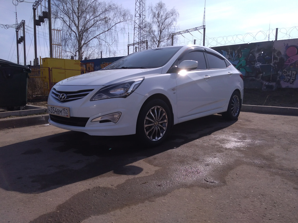 Переобулся))Проблема с проставками "Вектор" — Hyundai Solaris (1G), 1,6 ...