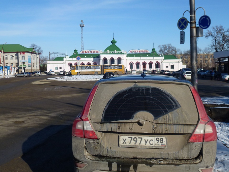 Краснодар-Майкоп-Горы Лаго-Наки — Volvo XC70 III, 2,4 л, 2009 года ...