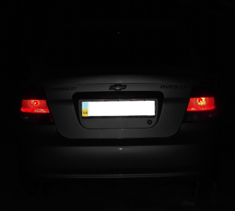 габаритные огни — Chevrolet Aveo Sedan (1G), 1,5 л, 2005 года ...