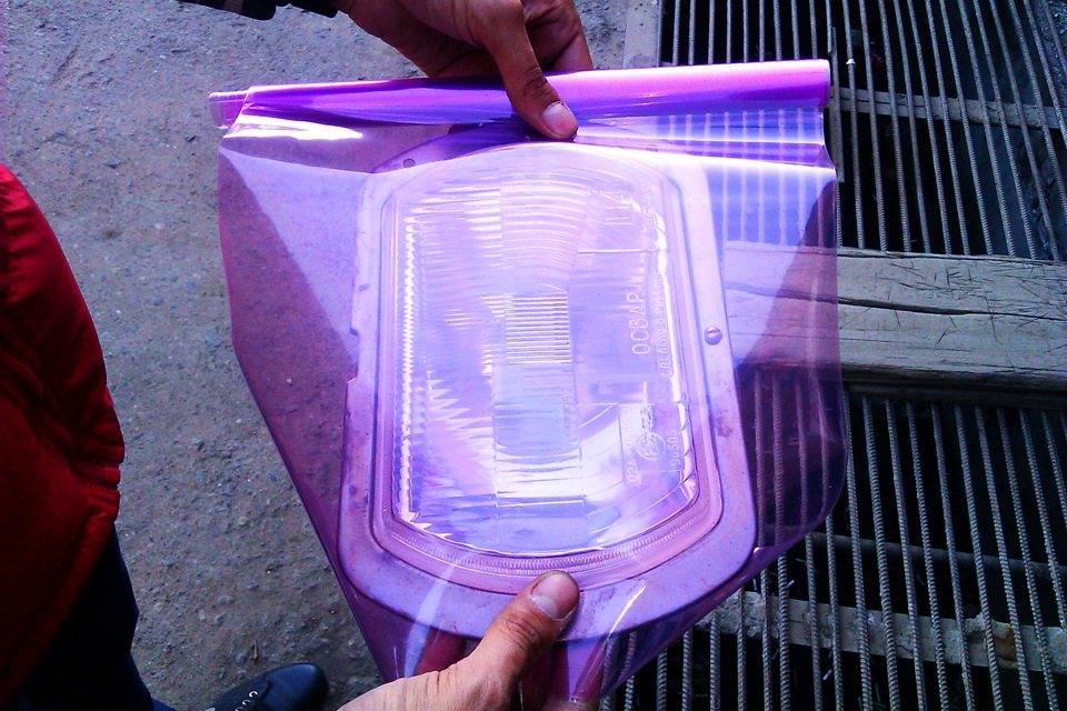 плёнка на фары — Москвич 2140, 2 л, 1984 года | просто так | DRIVE2