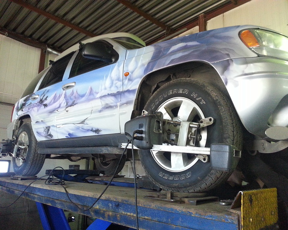 Люфт Руля и Регулировка сход-развал WJ — Jeep Grand Cherokee (WJ), 4 л ...