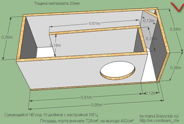 Короб под mystery 10