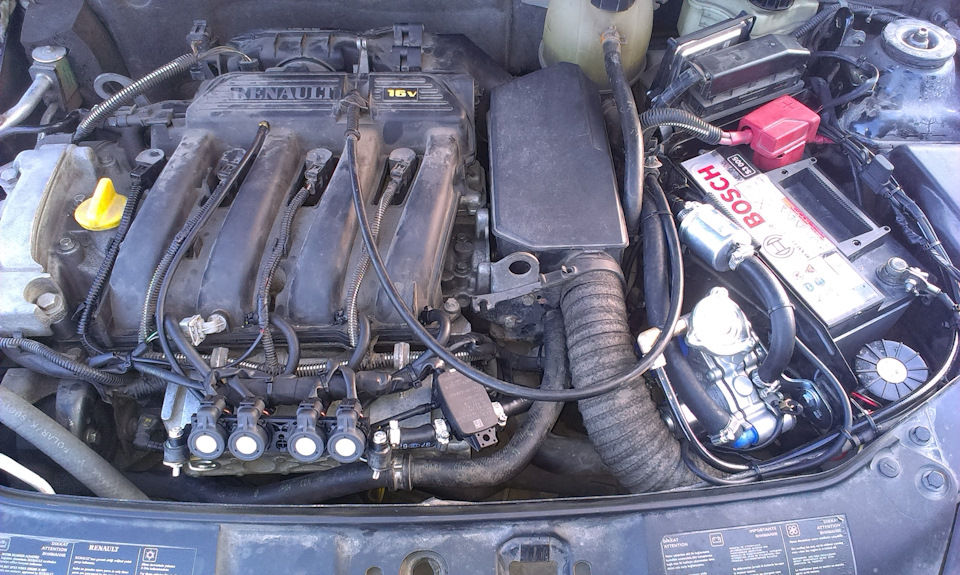 Установка ГБО 4 поколения - Renault Megane II, 1,6 л, 2007 года другое DRIVE2