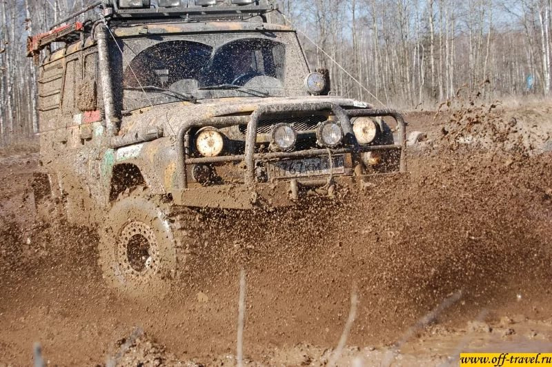 УАЗ 469 off Road в грязи