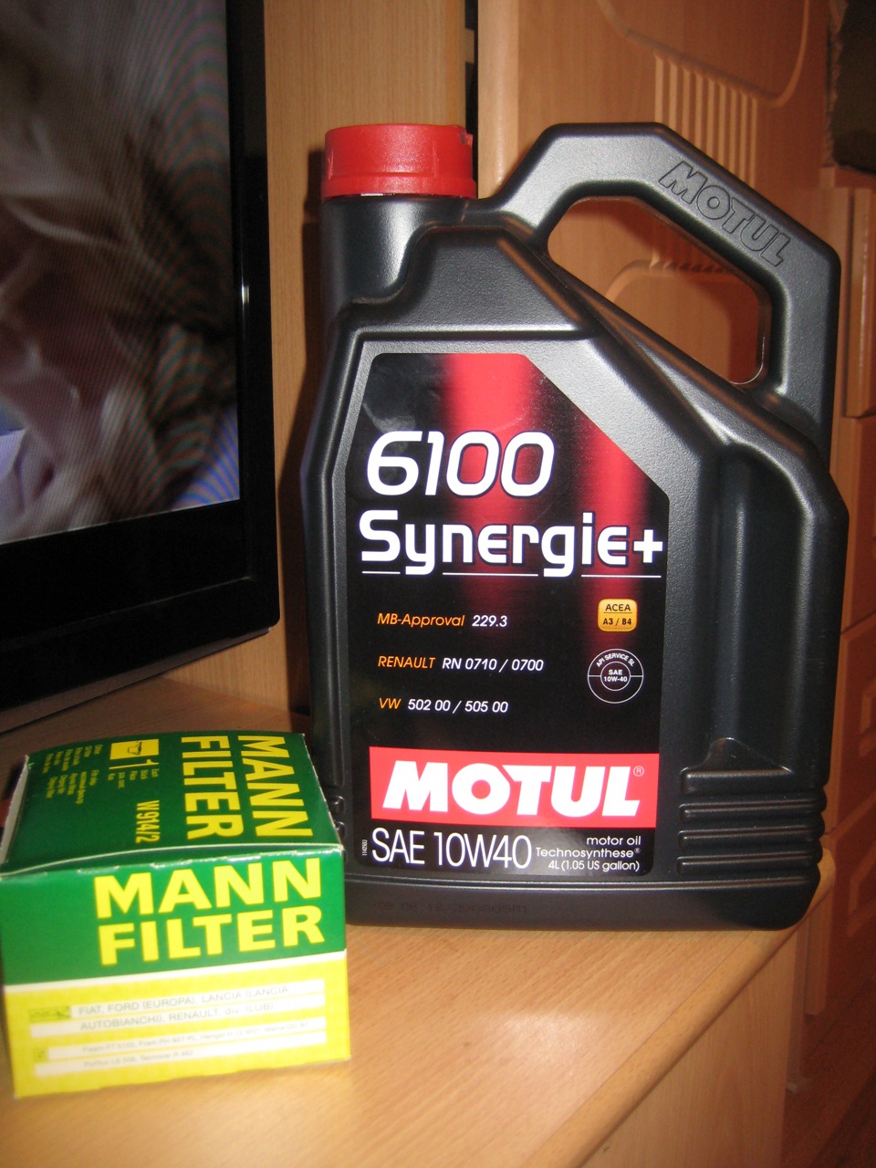 Motul 6100 Synergie + 10W-40 — Lada 112 Coupe, 1,6 л, 2007 года ...