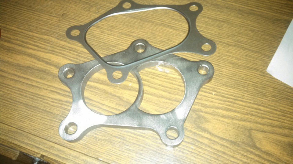 фланец под выпуск гбц 1.8т — Audi A4 (B6), 1,8 л, 2004 года | просто ...