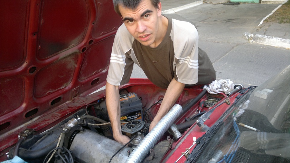 Течь тосола — Lada 2104, 1,3 л, 1991 года | плановое ТО | DRIVE2