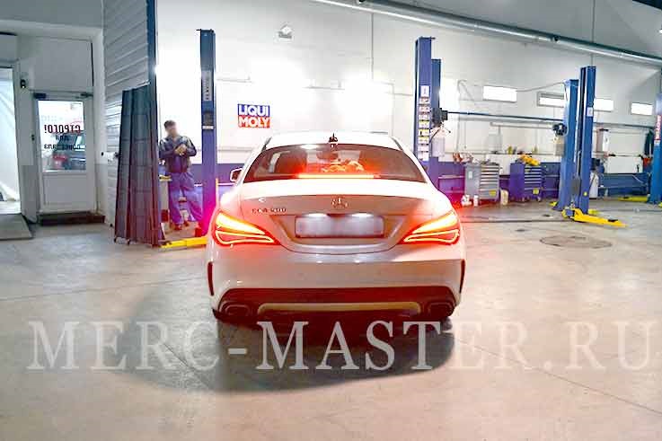 Замена тормозных колодок Mercedes CLA — DRIVE2