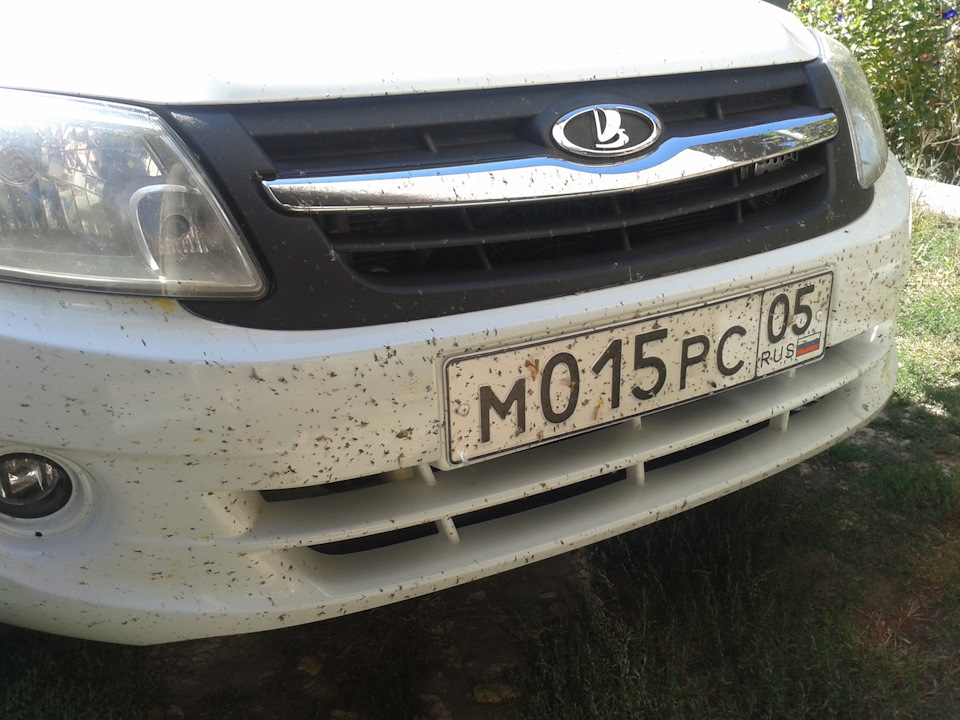 Итог дороги Кизляр-Ставрополь — Lada Гранта, 1,6 л, 2012 года | мойка ...