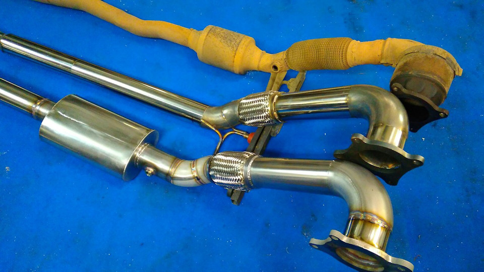 Тигуан 2.0т TSI приемная труба #DrArtemio — Сообщество «Выхлопные ...