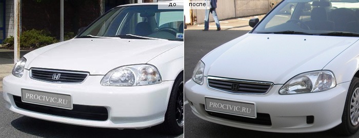 бампер honda civic 6 фото бампер honda civic 6 фото