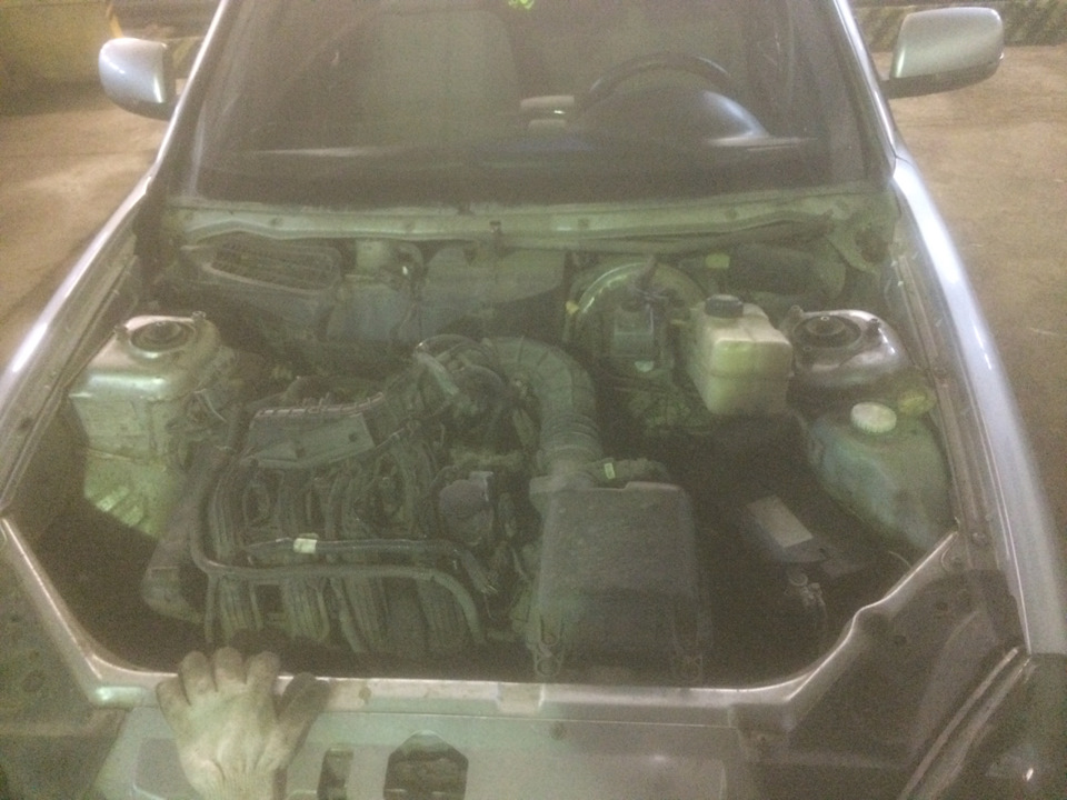 Стук, , в панели, , или петли капота — Lada Приора хэтчбек, 1,6 л, 2008 ...