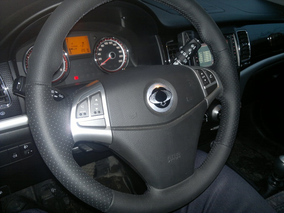 Перетяжка руля ssangyong actyon new