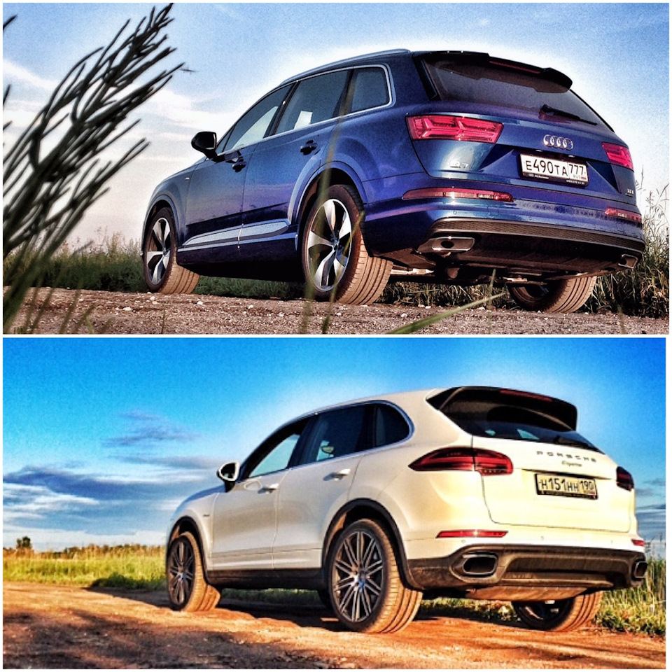 Сравнение с моим прошлым Porsche Cayenne 2015 FL — Audi Q7 (2G), 3 л, 2016  года | наблюдение | DRIVE2