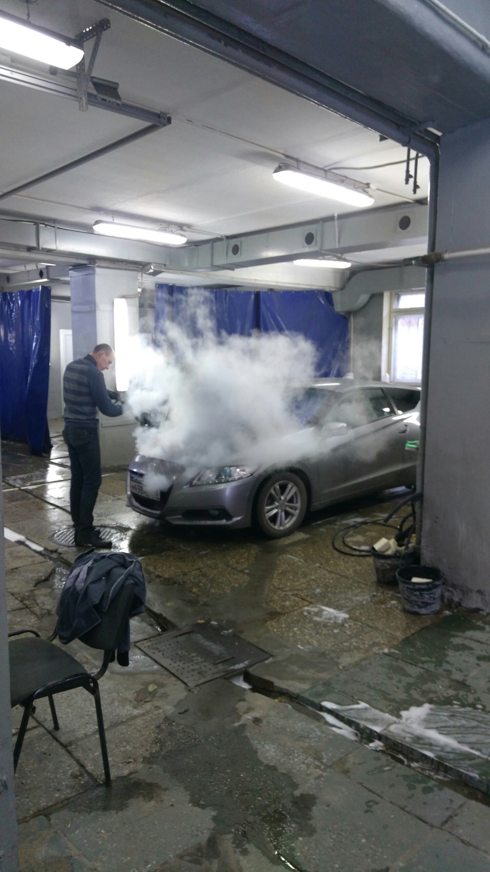 Мойка двигателя паром. — Honda CR-Z, 1,5 л, 2010 года | мойка | DRIVE2