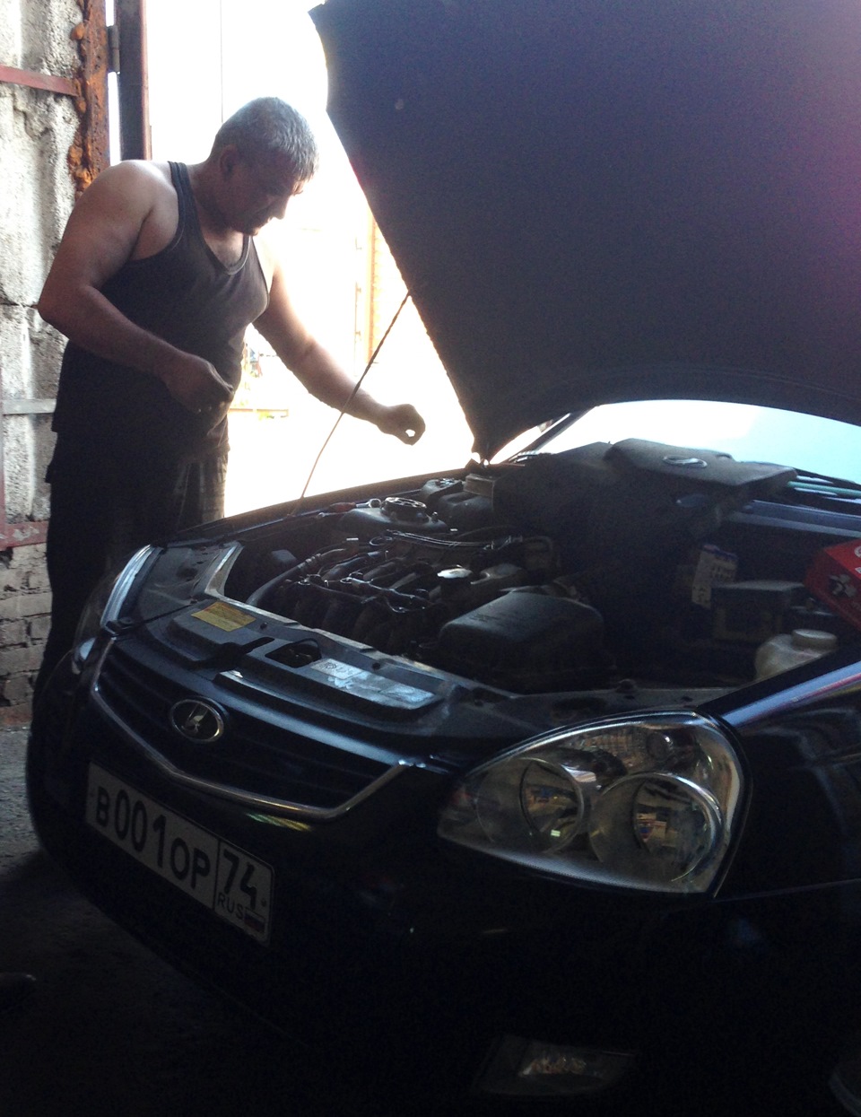 ГРМ-опасный сука ремень))) — Lada Приора седан, 1,6 л, 2012 года ...