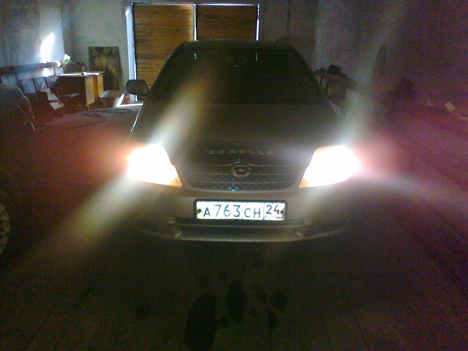 Головной свет… — Toyota Corolla (120), 1,5 л, 2001 года | электроника ...