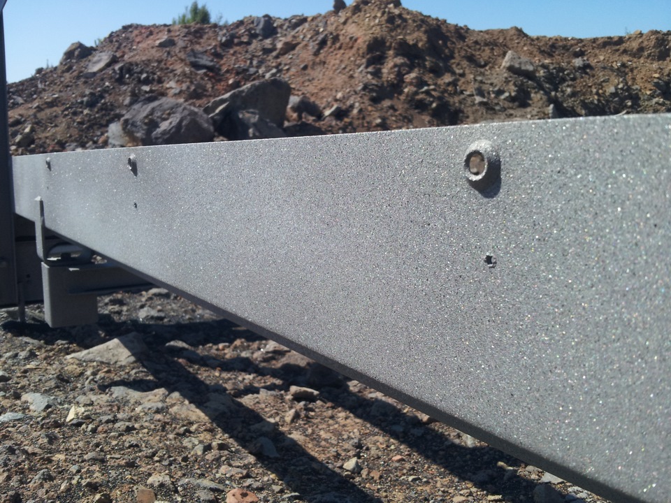 Обработка пескоструем и покраска кузова. — Nissan Atlas, 3,2 л, 1999 ...