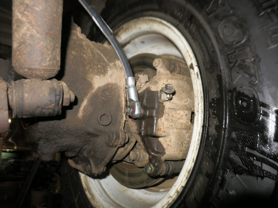 Внимание! при установке дисковых тормозов! — УАЗ 31512, 2,4 л, 1990 ...